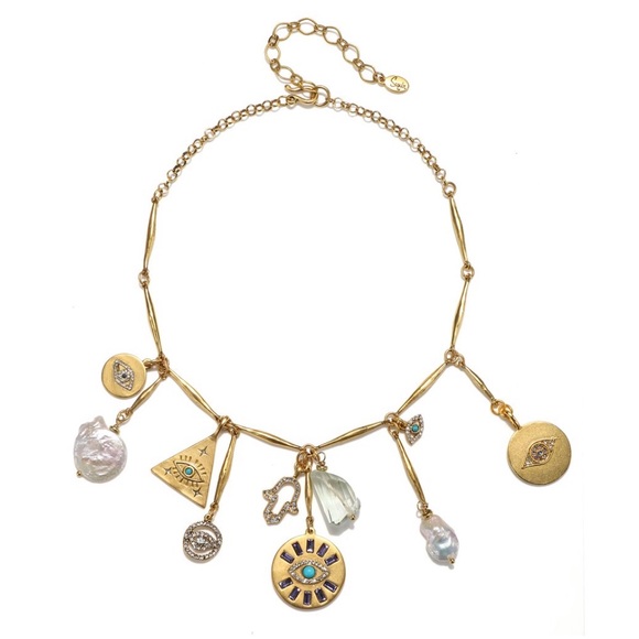 Other - Athena Evil Eye & Pearl Talisman Necklace